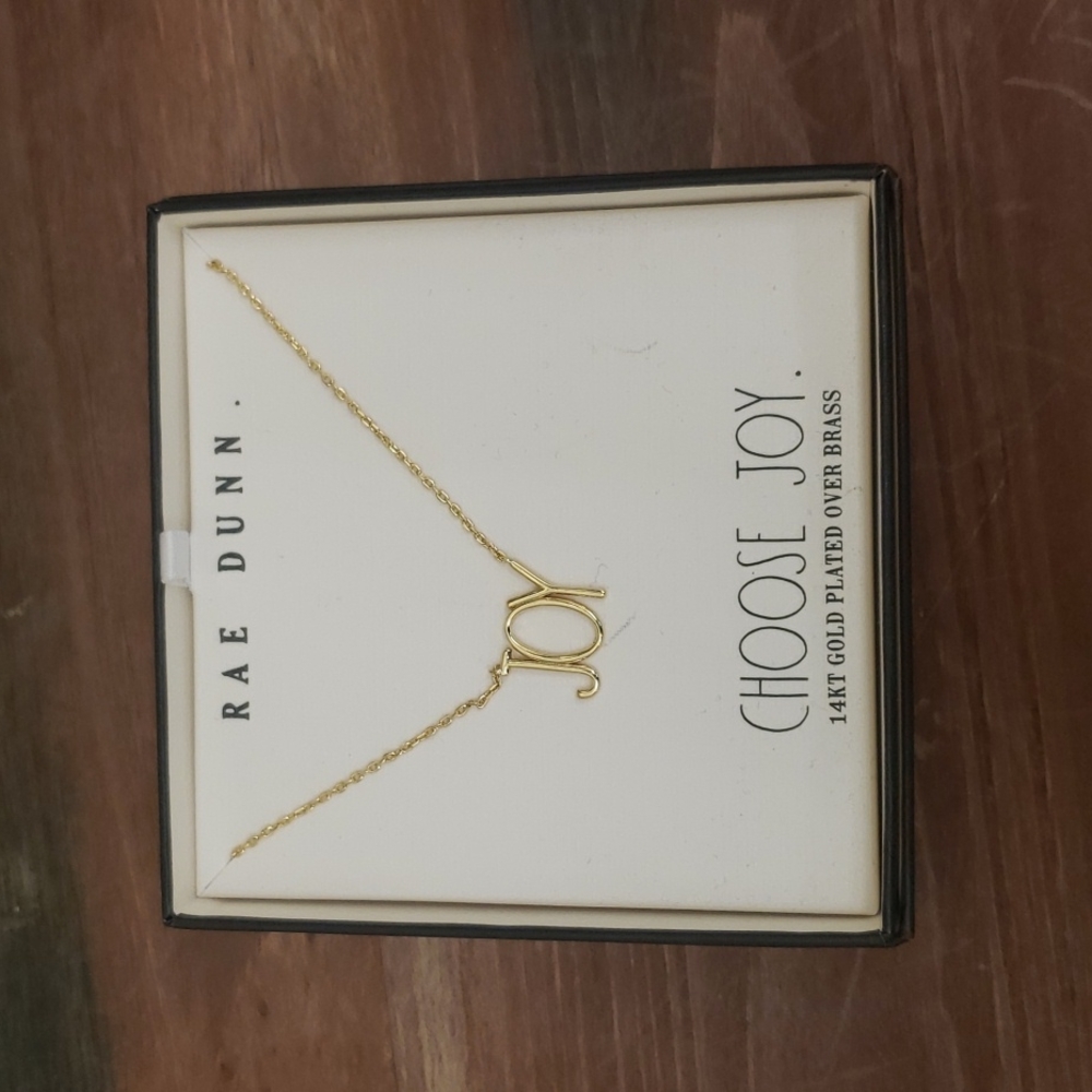 Rae Dunn Joy Necklace